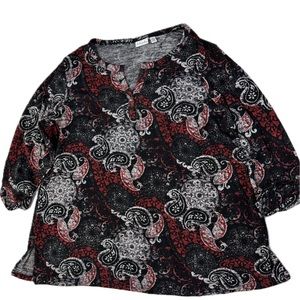 Kim Rogers Womam Paisley Sweater Size 2XL